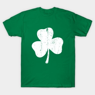 Shamrock Retro Irish Four Leaf Clover Irish Pride T-Shirt